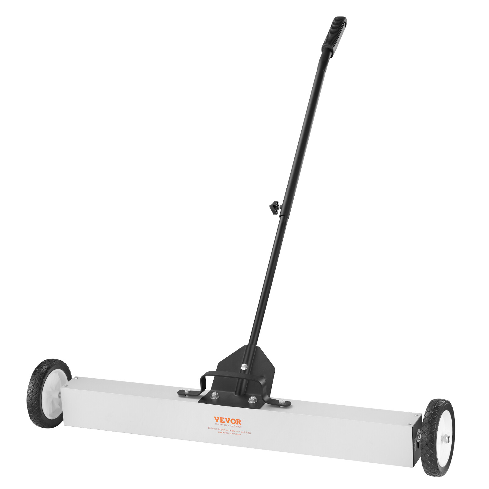 VEVOR 36″ Magnetic Sweeper with Wheels 55Lbs Rolling Sweeper Lawn Yard Grass