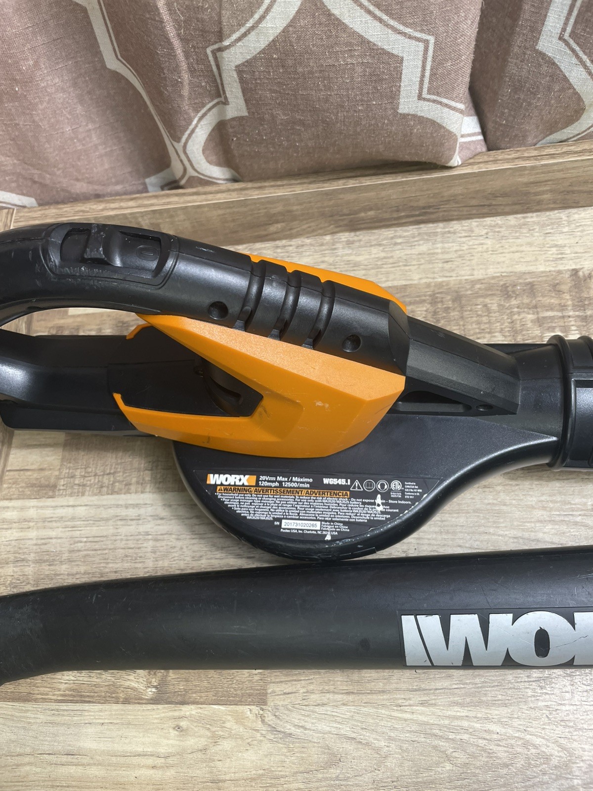 WORX Cordless Leaf Blower, Electric Blowers for Lawn Care with 120 MPH & 3.5 LBS