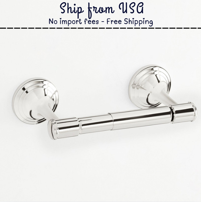 Bestseller Pottery Barn Mercer Toilet Paper Holder Polished Nickel