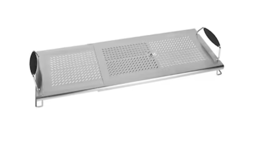 Blackstone Stainless Steel Adjustable Warming Rack 28-in x 8.5-in Rectangle