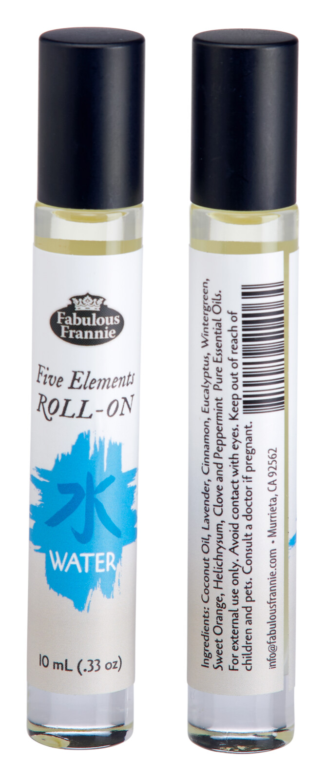 Five Elements WATER Essential Oil Roll-On Fabulous Frannie B3G1 Free Ship 2+