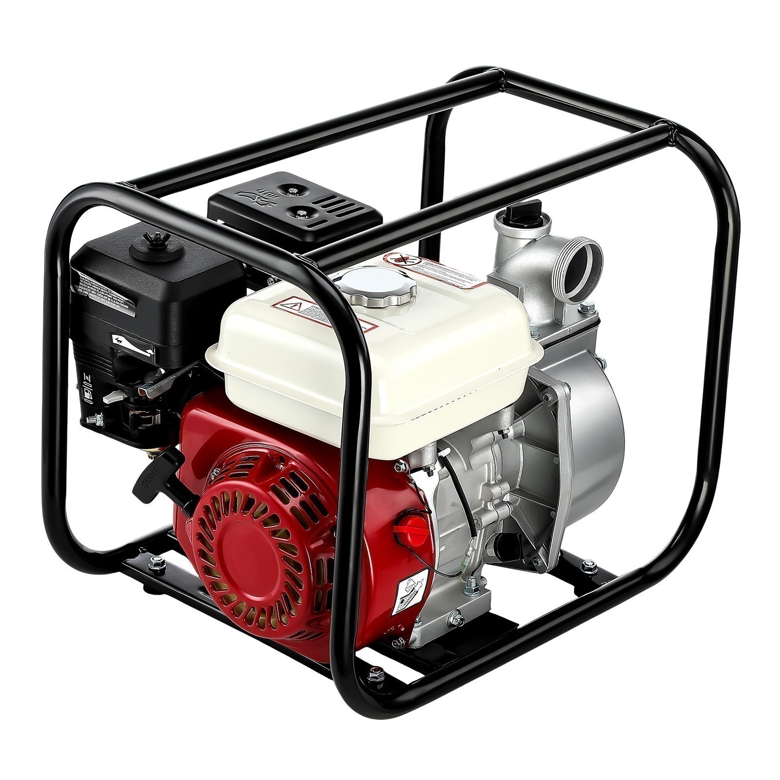 Gasoline Engine Water Pump Gas Powered Water Transfer Pump Kit – 2″ 7HP 4-Stroke