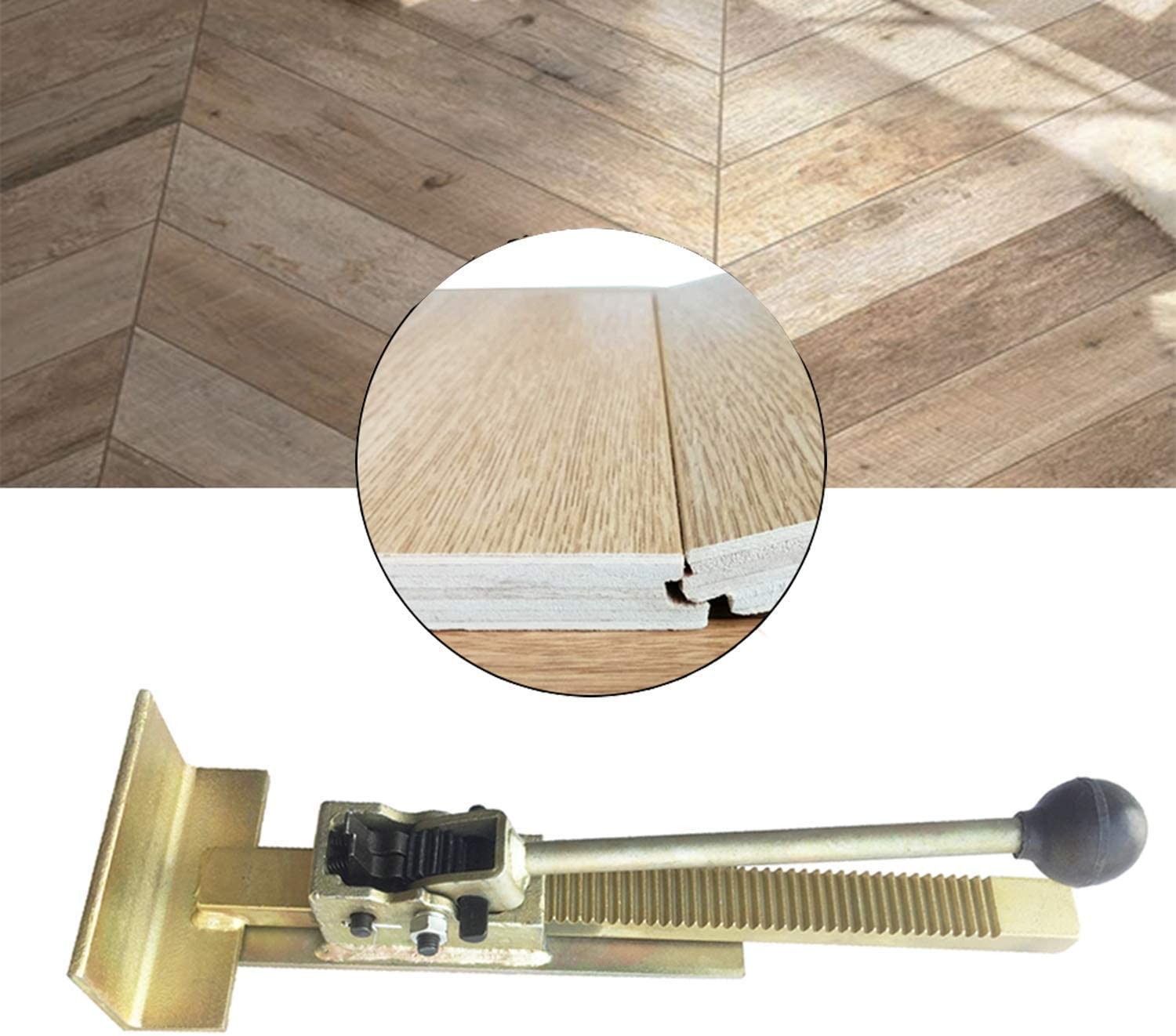 Flooring Jack Tool for Laminate Hardwood Installation – 2.6 KG Cast Steel