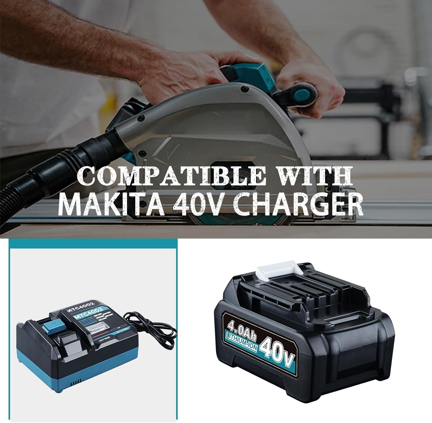 2Pack 40 Volt 4Ah Lithium Battery For Makita BL4025 BL4040 BL4050 XGT Battery US