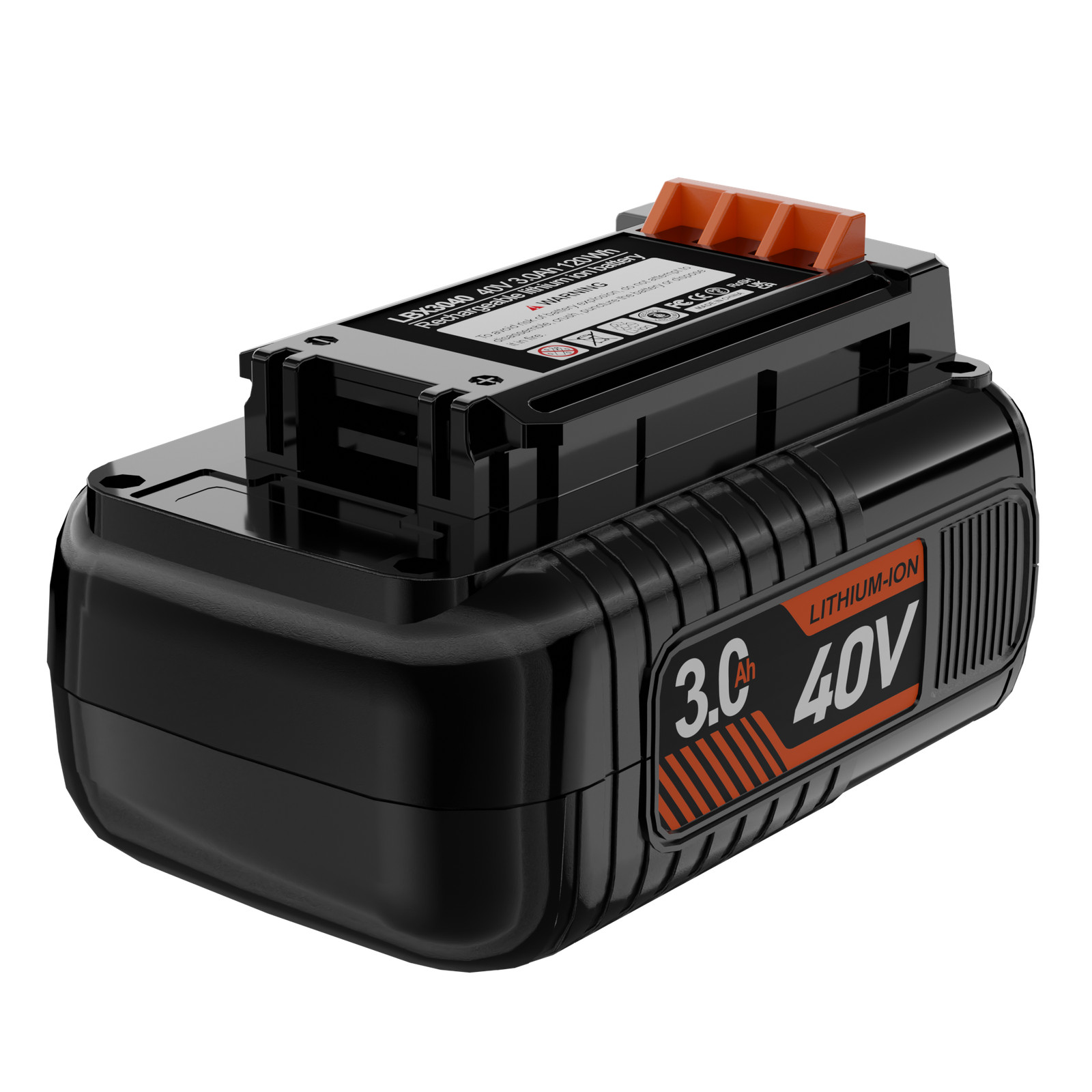 40V 3.0Ah For Black and Decker 40Volt Max Li-ion Battery LBX2040 LBXR36 LST136