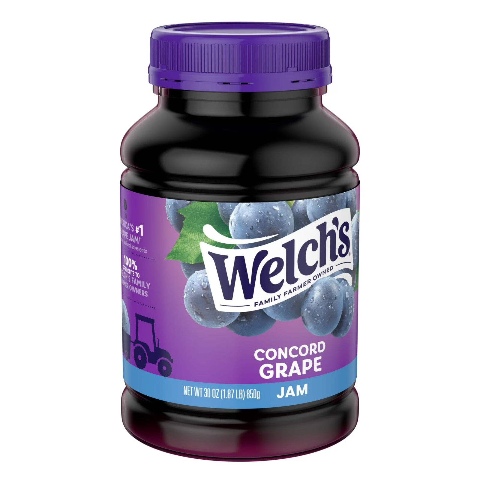 (2 pack) Welch’s Concord Grape Jam, 30 oz Jar…