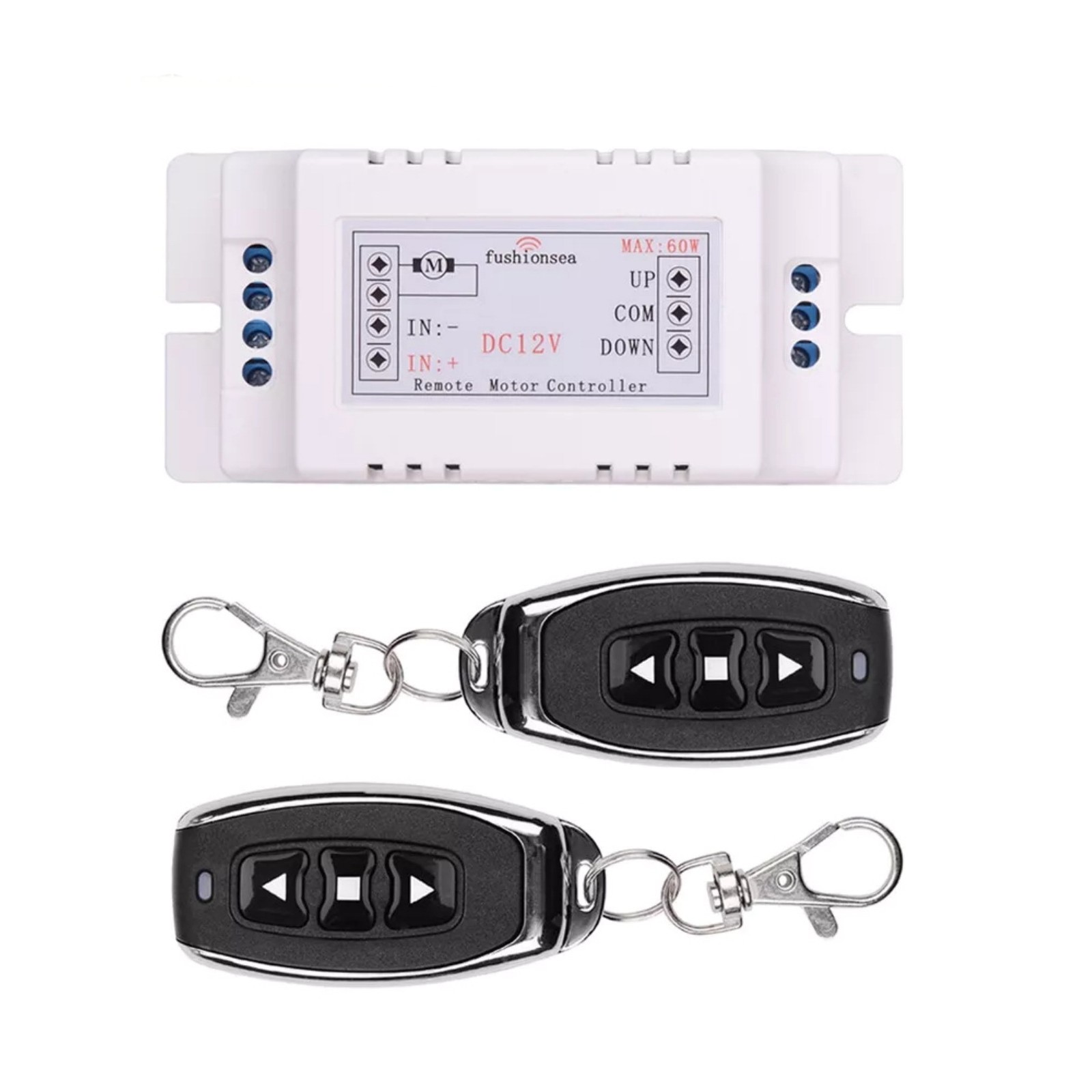Motor Wireless Remote Switch Remote Control 12V Universal 2 Channel RF433MHz