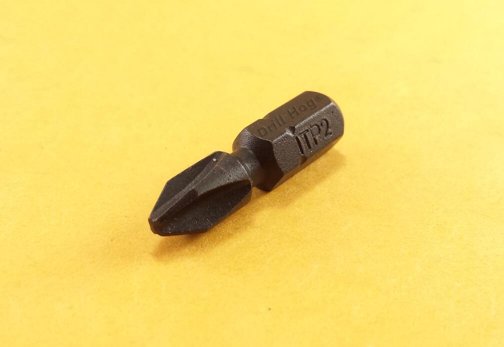 Drill Hog® #3 Phillips Insert Bit Impact 1/4 Hex #3 x 1 Lifetime Warranty 10 Pcs