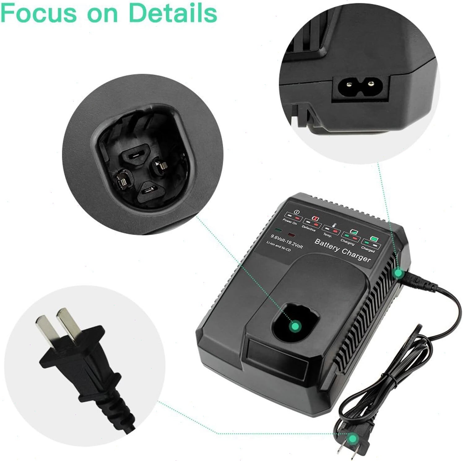 19.2V 3.0AH For Craftsman 19.2V Battery Lithium C3 DieHard XCP / Charger 11375
