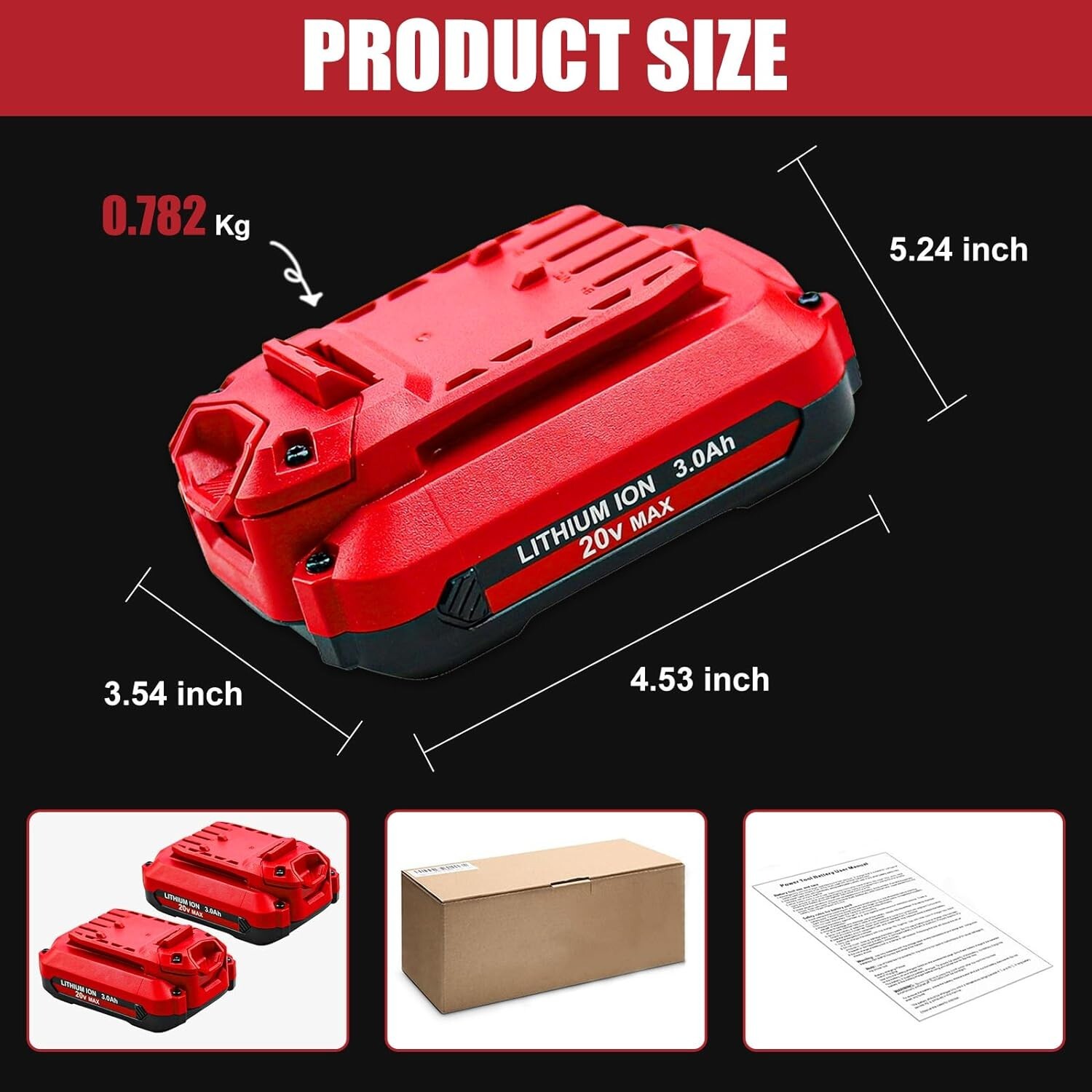 Replacement For Craftsman V20 20Volt MAX Lithium Battery and Charger CMCB204 US