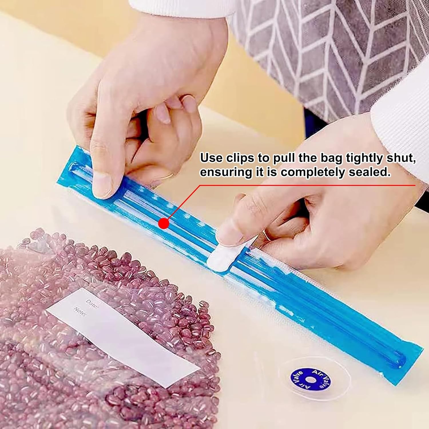 Vacuum Sealer Bags (8.5 * 8.5in), 31 Pcs