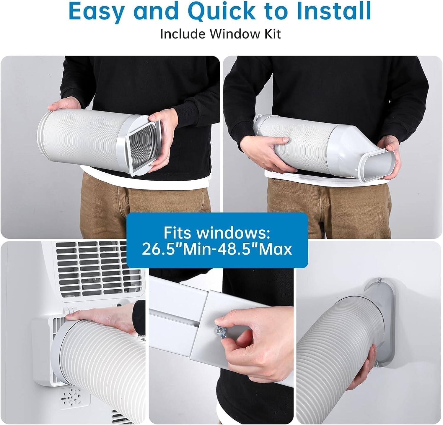 Portable Air Conditioner 15000BTU 3-in-1 Air Conditioner Fan to to 800 Sq. Ft.