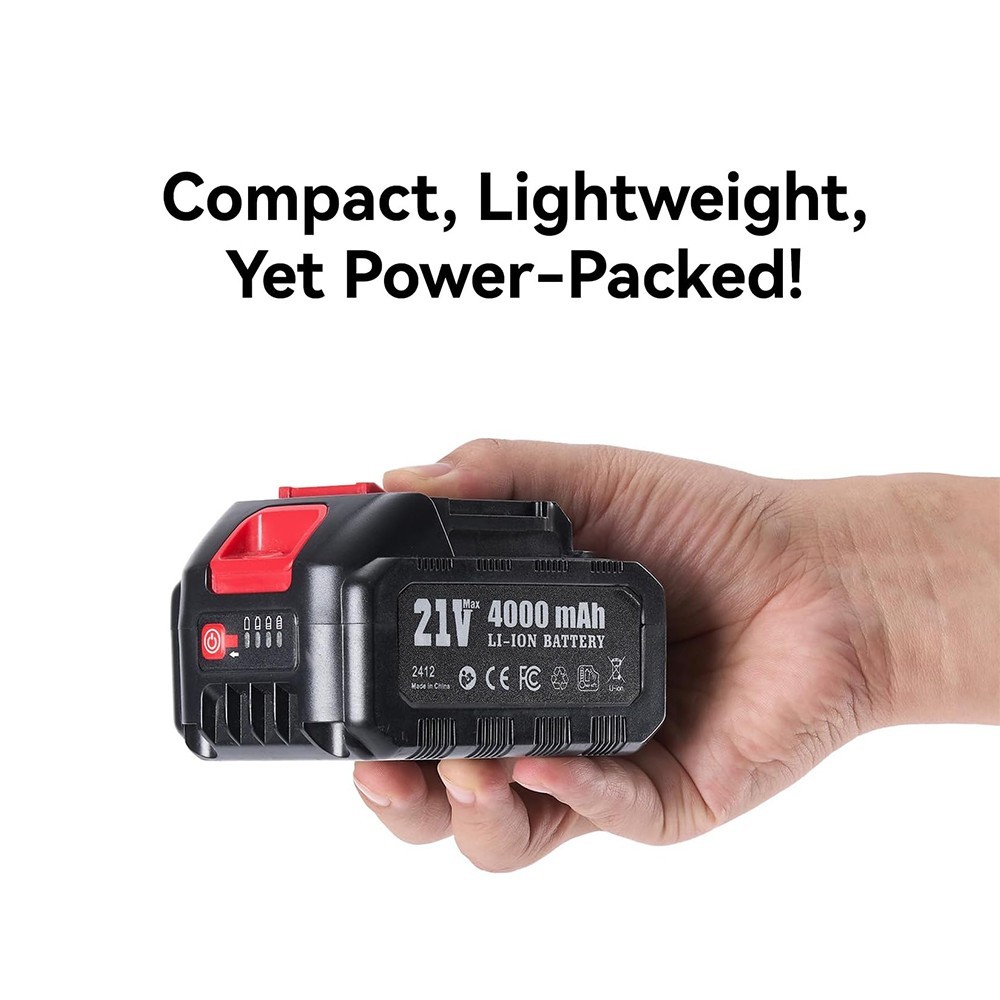 21V 4000mAh Replacement Lithium Battery Makita Compatible Tool Wrench Chainsaw