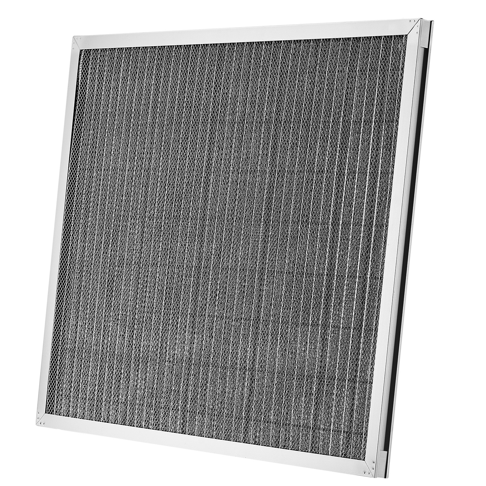 VEVOR 20x25x1 Aluminum Electrostatic Air Filter MERV 8 Actual 19.75×24.65×0.82