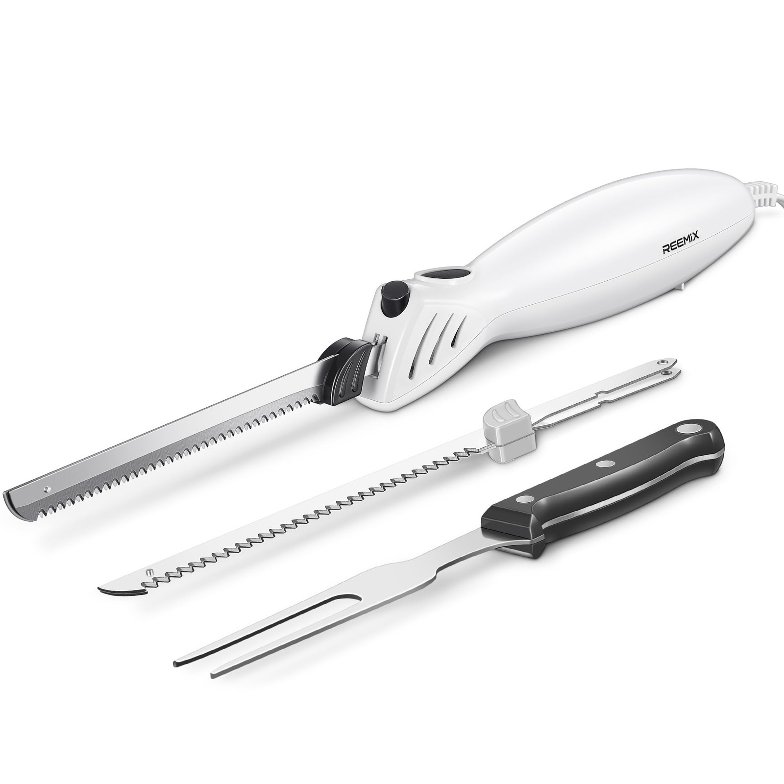 Electric Knife, Z3042 Electric Knife Set for Carving Meats, Poultry, Bread, C…