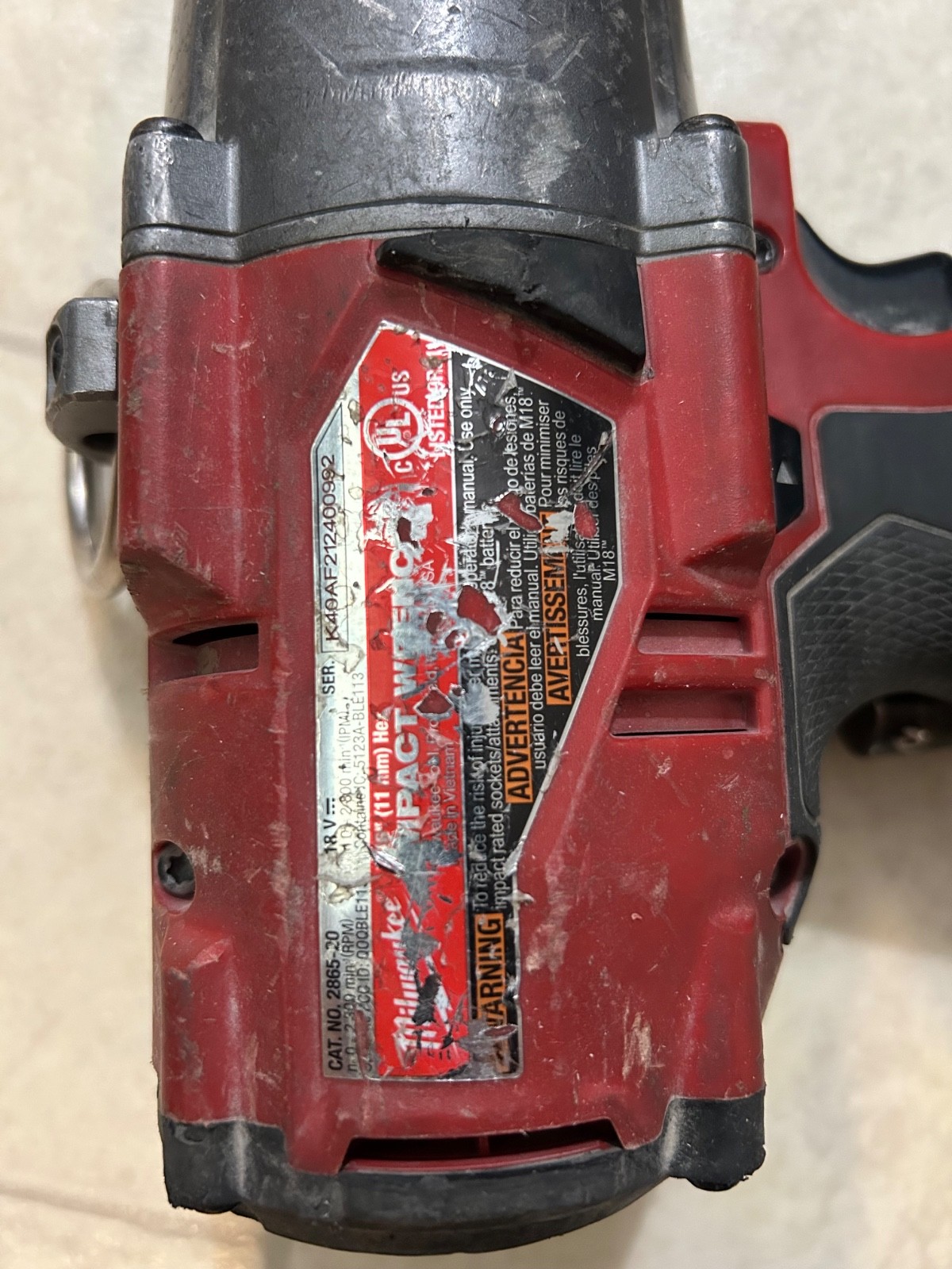 Milwaukee 2865-20 M18 FUEL 7/16 in Hex Utility| High Torque Impac Wrench |OneKey
