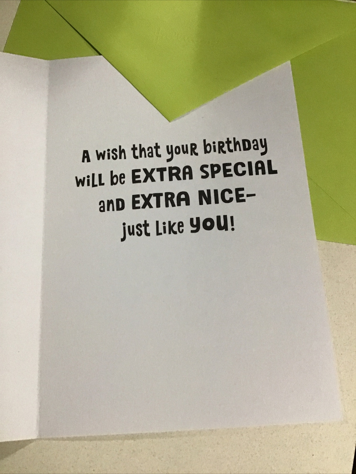 Happy 3rd Birthday 3 Years Old Of Sweet You! 5”x7” Hallmark Greeting Card