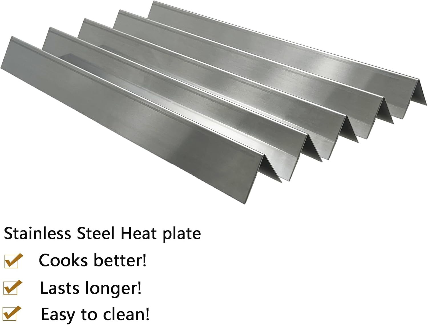 22.5 Stainless Steel Flavorizer Bars Replacement for Weber 7536 Spirit 300 E310