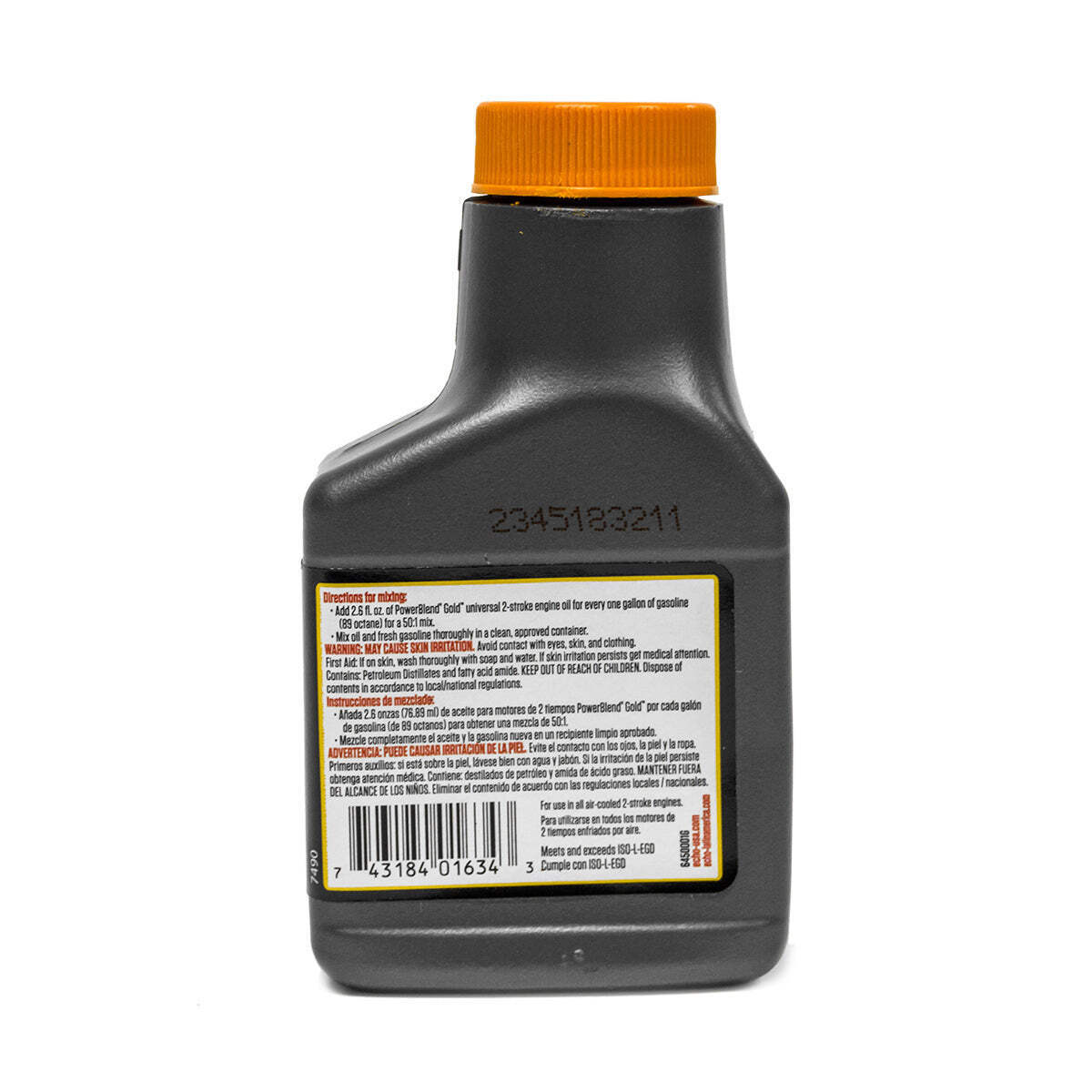 12 Pack Echo Oil 2.6 oz Bottles 2 Cycle Mix for 1 Gallon – Power Blend 6450001G