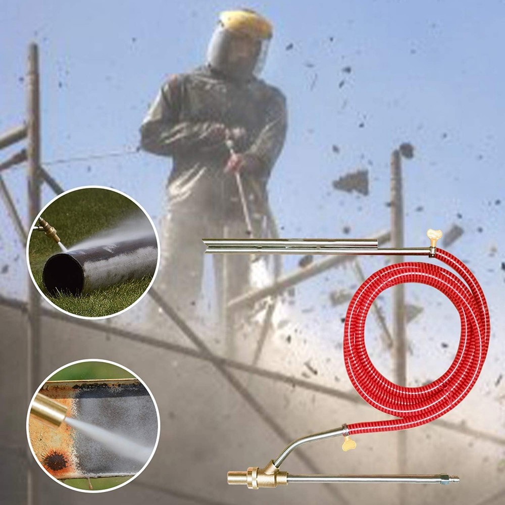 Pressure Washer Sandblasting Kit 5000 PSI Wet Abrasive Sandblaster Attachment…