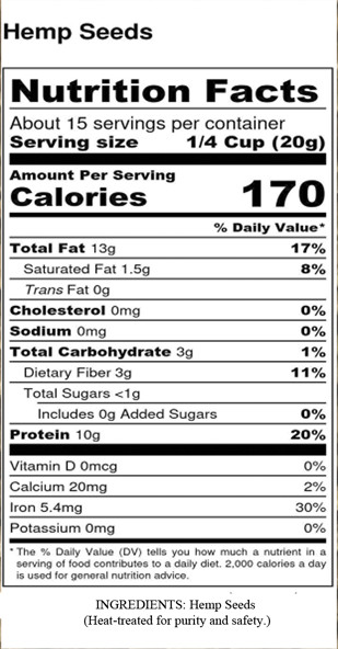 Ripkitty Premium Whole Hemp Seeds Nuts Organic Free Shipping