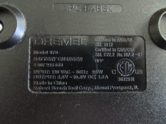 DREMEL 876 10.8V-12V Volt 1-Hr Lithium OEM Battery Charger 2607225633 NEW IN BOX