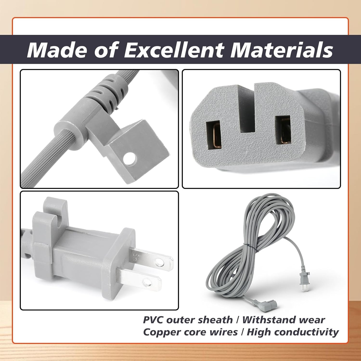192099 Vacuum Cleaner Cord Compatible with Kirby Gsix Sentria Ultimate G3 G4 G5