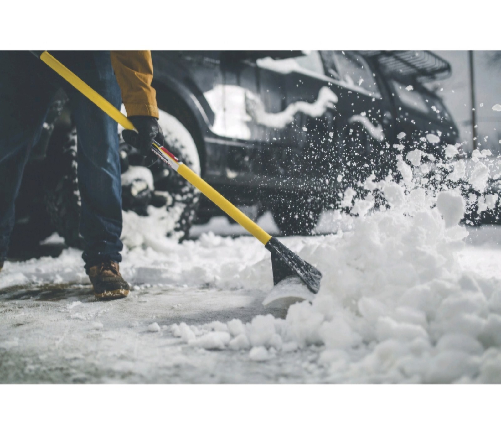 The SnowPlow Snow Pusher, 24in.W, Model# 50524