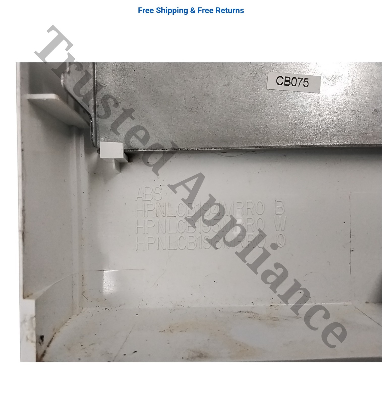 Microwave Control Panel Console HPNLCB195MRR0 White