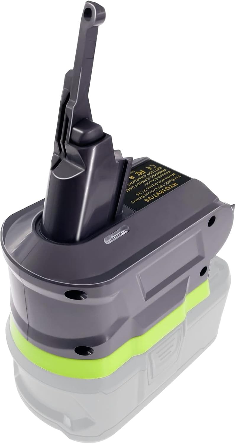 Adapter for V7 V8 Vacuum Cleaner for RYOBI 18V Battery Convert to for V7 V8