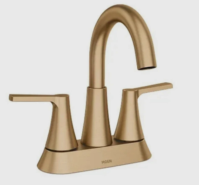 MOEN Mikah Lavatory Faucet Bronzed Gold, 84311BZG, Brand New Un-Opened Box
