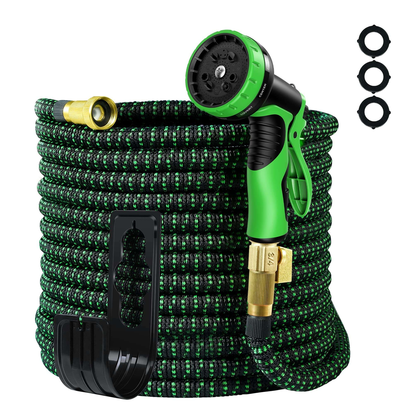 Garden Water Hose 50/75/100FT Deluxe Expandable Garden Hose Heavy Duty Flexible