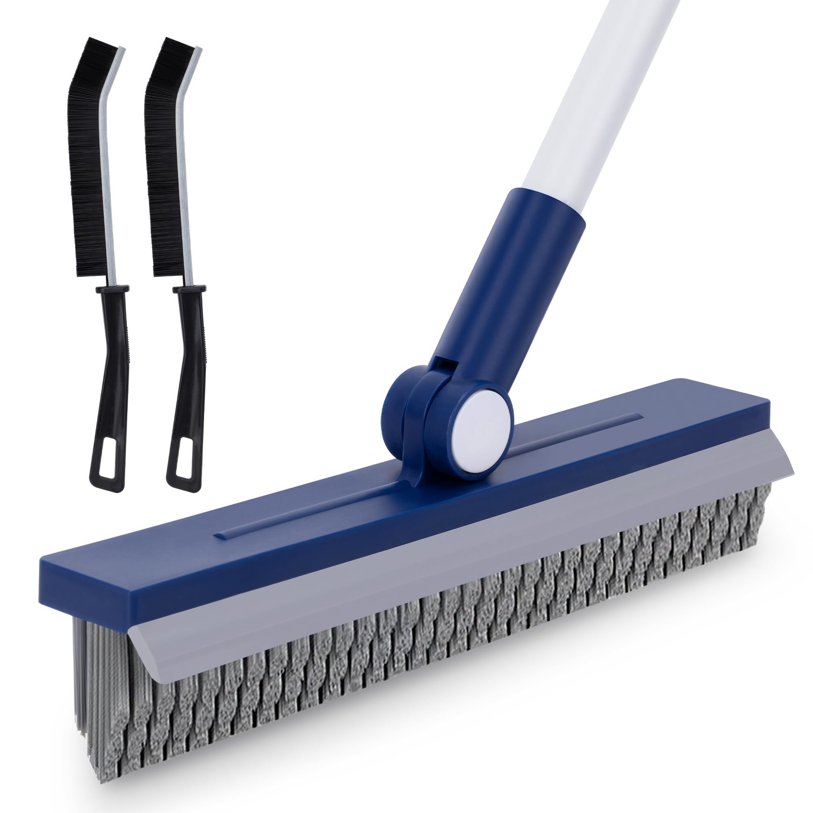 Grout Brush with Long Handle, Grout Cleaner Brush for Tile Floors