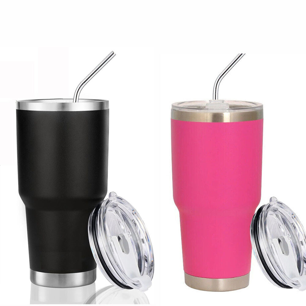 30OZ Tumbler, Set of 2 Stainless Steel Vacuum Insulated Coffee Travel Mug Gift