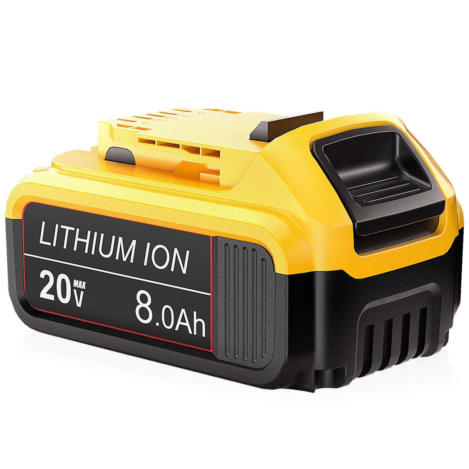 2Pack 20V 8.0AH Lithium Ion Battery For DeWalt 20 Volt Max XR DCB206-2 DCB205-2