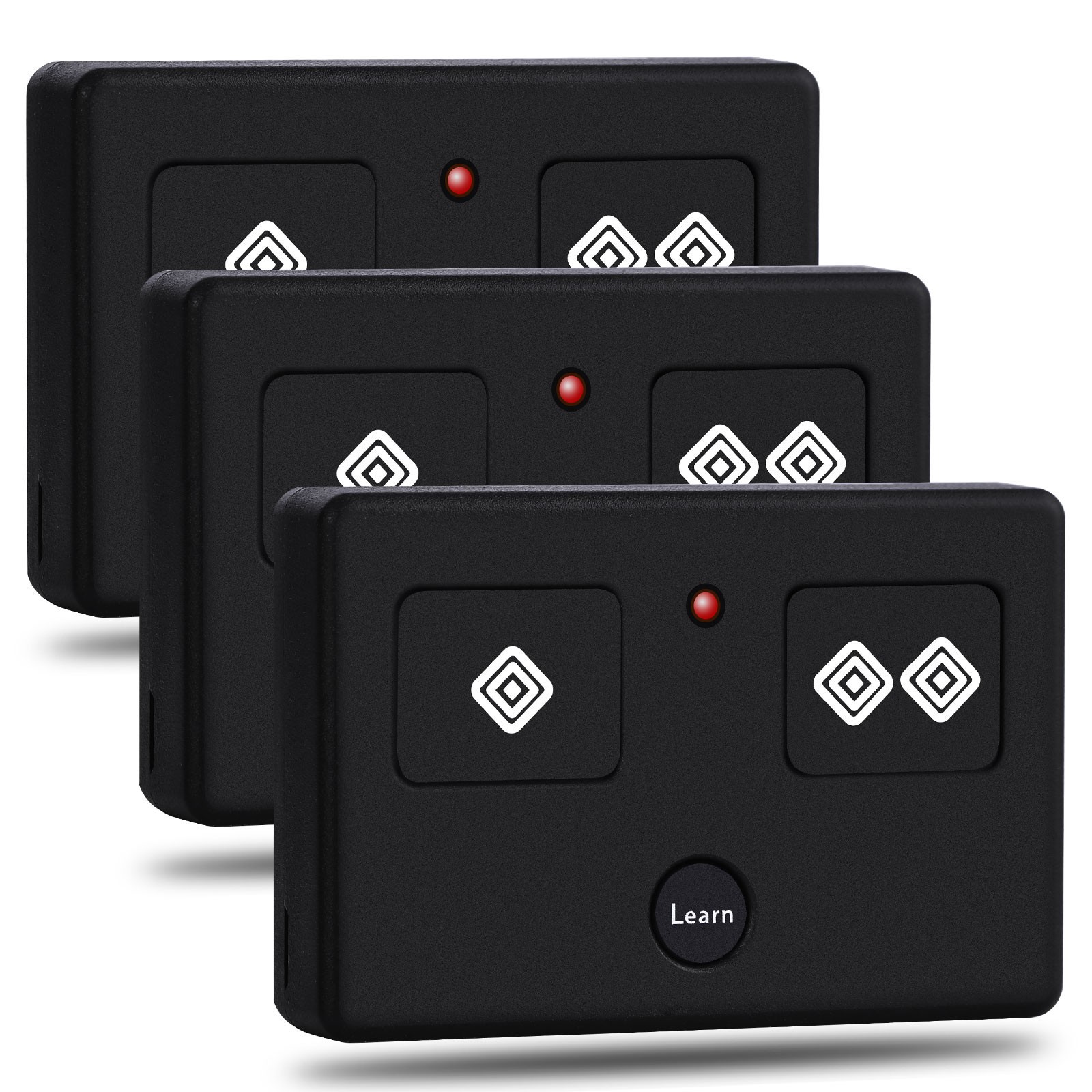 （3 packs）AXS1 Gate Opener Remote Fit for Ghost Gate Opener, 3-Button Remote