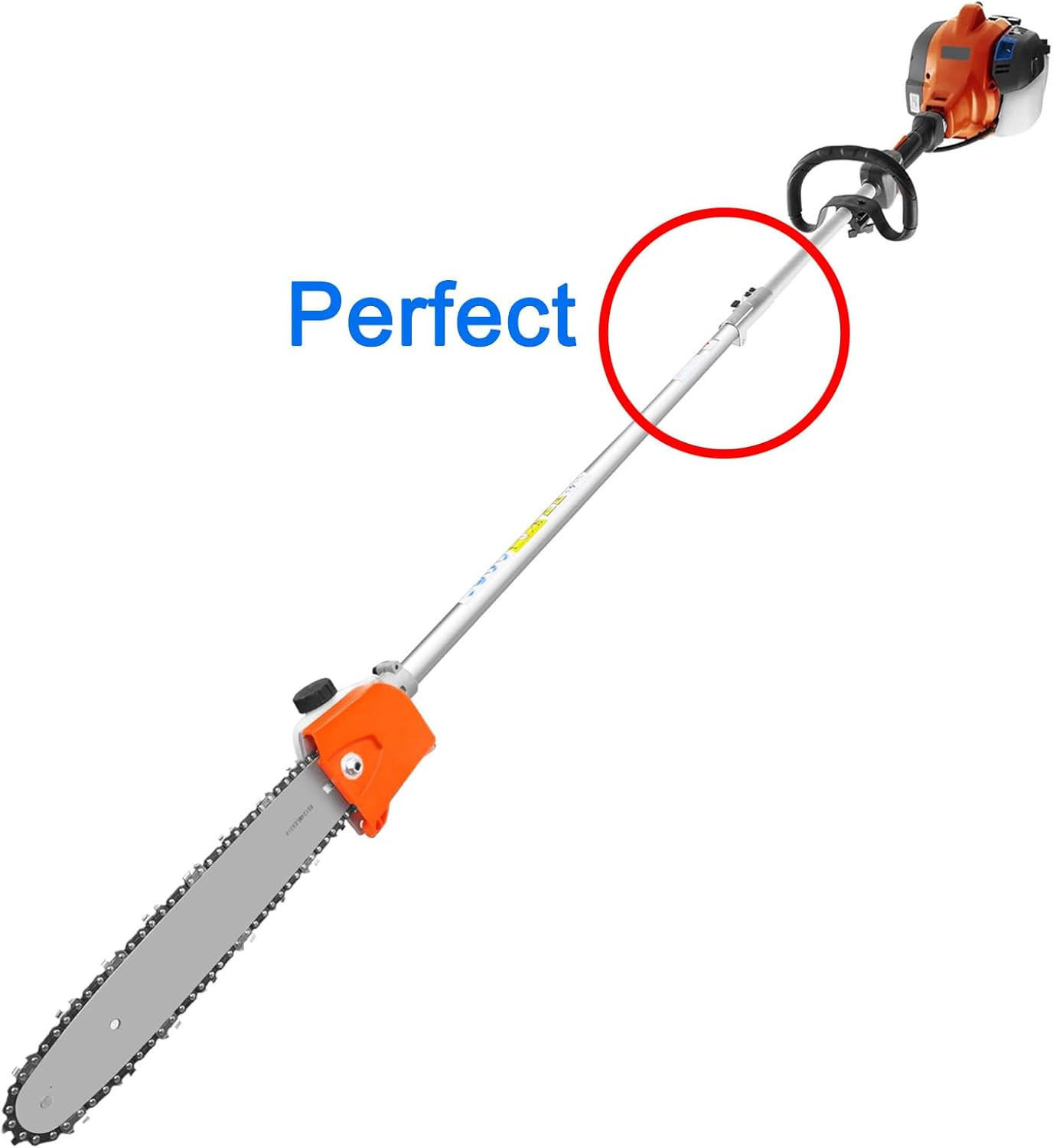Replacmentparts Pole Saw Attachment Compatible with 30LK 128PS129LX Power Trimme