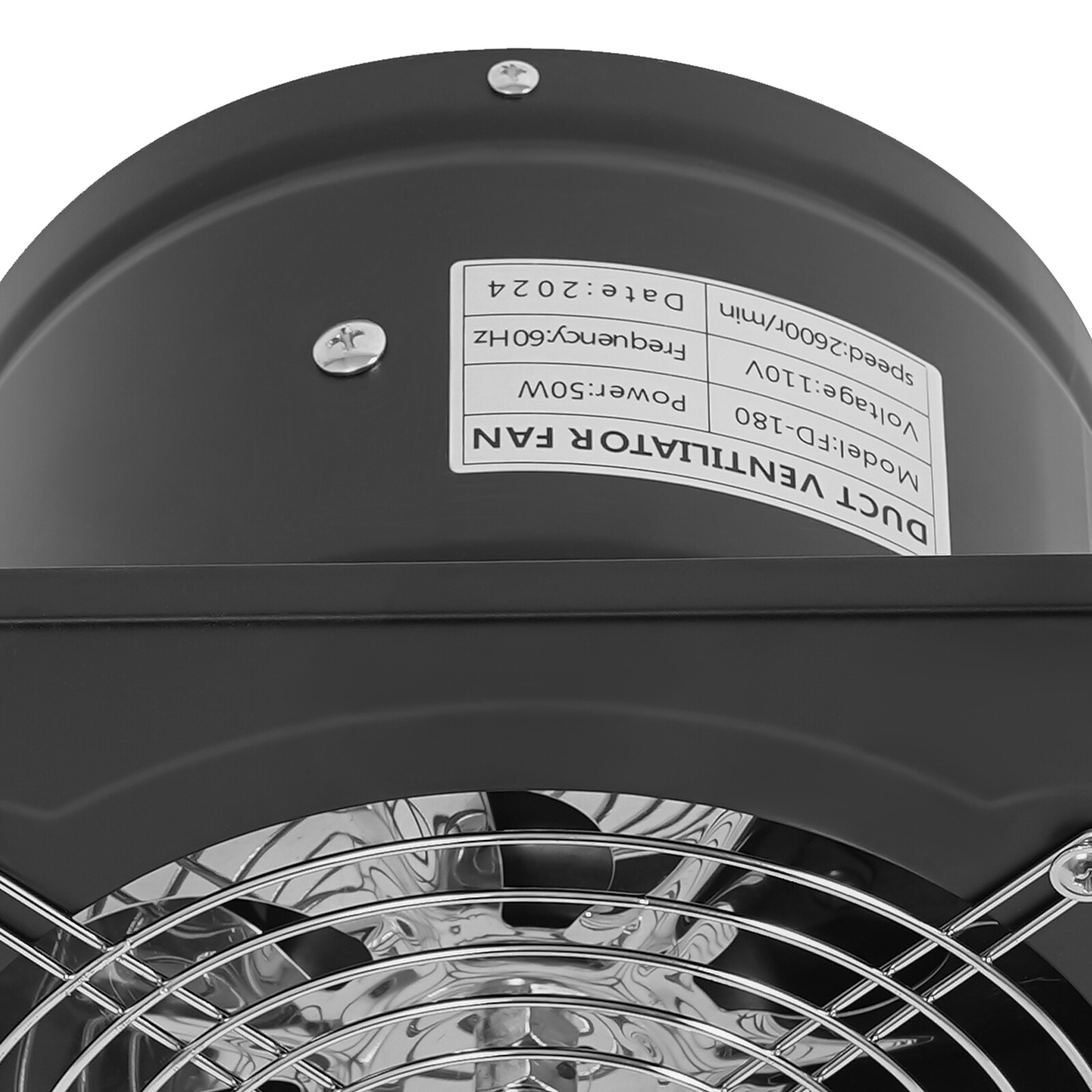 6″/7″ Industrial Commercial Metal Axial Fan Extractor Exhaust Fan Air Blower Fan
