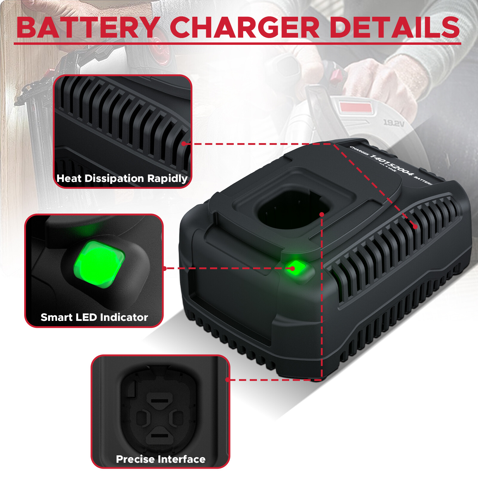 1-2Pack for Craftsman 19.2V 11375 Battery C3 DieHard 130279005 11376 130279003