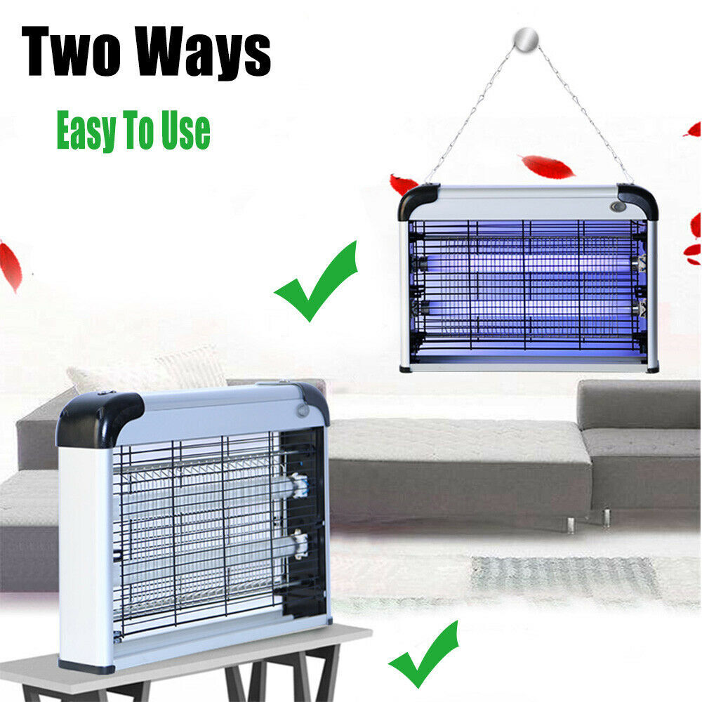 Lamp Insect Killer Mosquito Zapper Bug Pest Fly Trap Electric Indoor Light Lawn