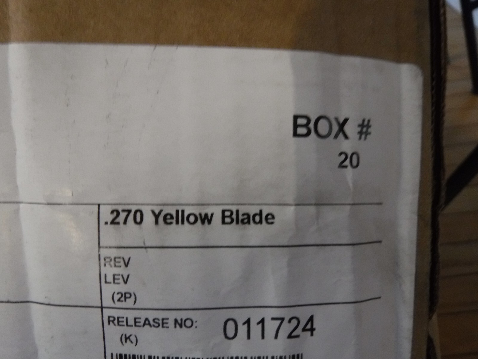 (70 ) Aero-Flex Line Replacement Blades – Yellow (BULK)
