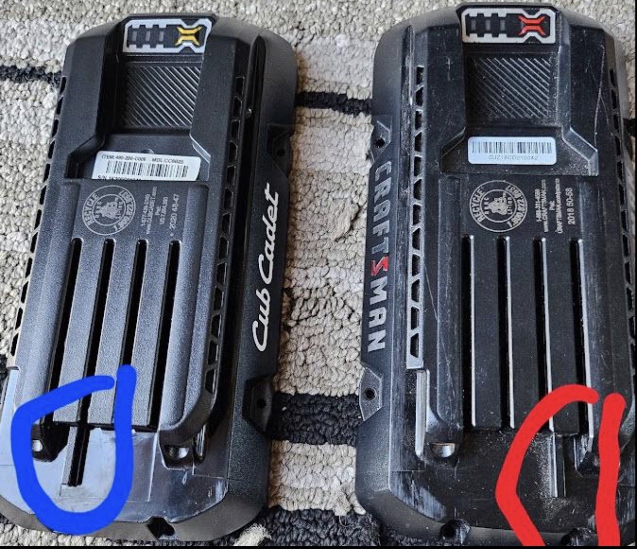 Cub Cadet CC602 60 Volt Max Lithium-Ion Charger Craftsman 60v CMCB602 *Read Desc
