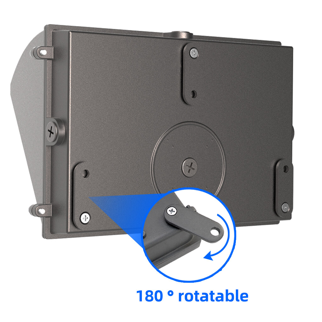 150W LED Wall Pack Light With Photocell Commercial Outdoor Security Lighting ETL