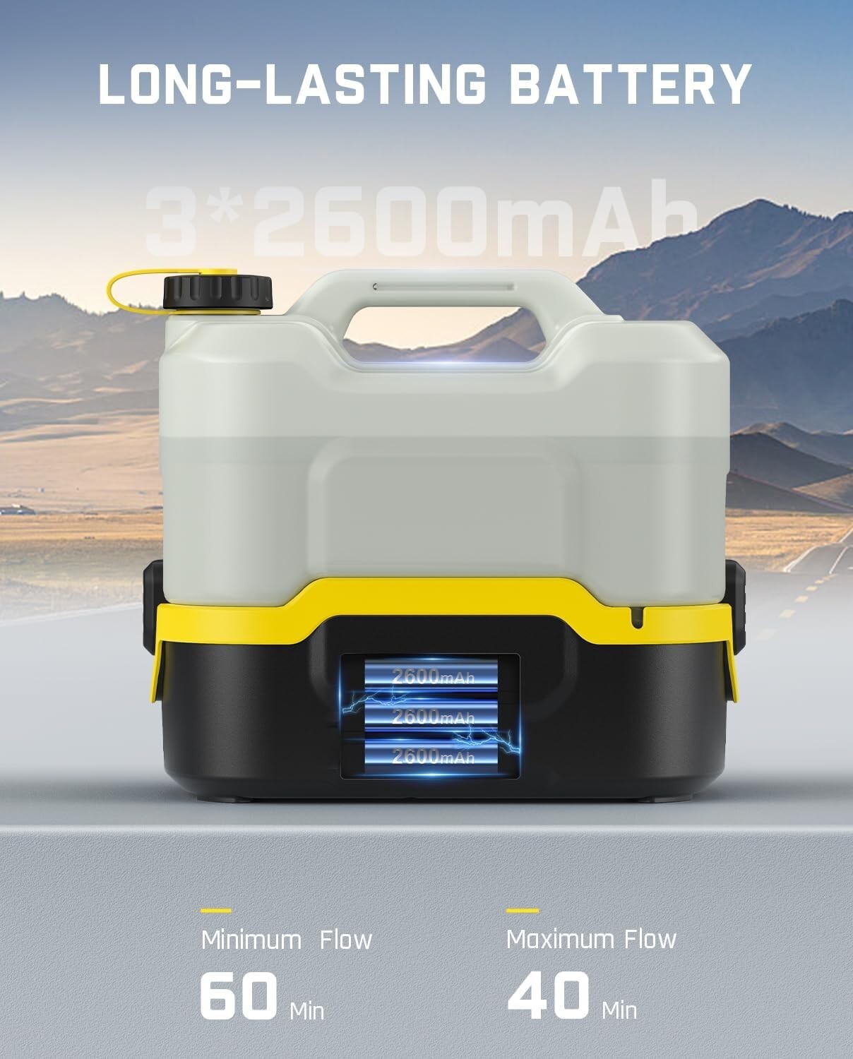 Fanttik NB8 Nano Portable Cordless Electric Sprayer w/2.1Gal Tank,2600mAh Lithiu
