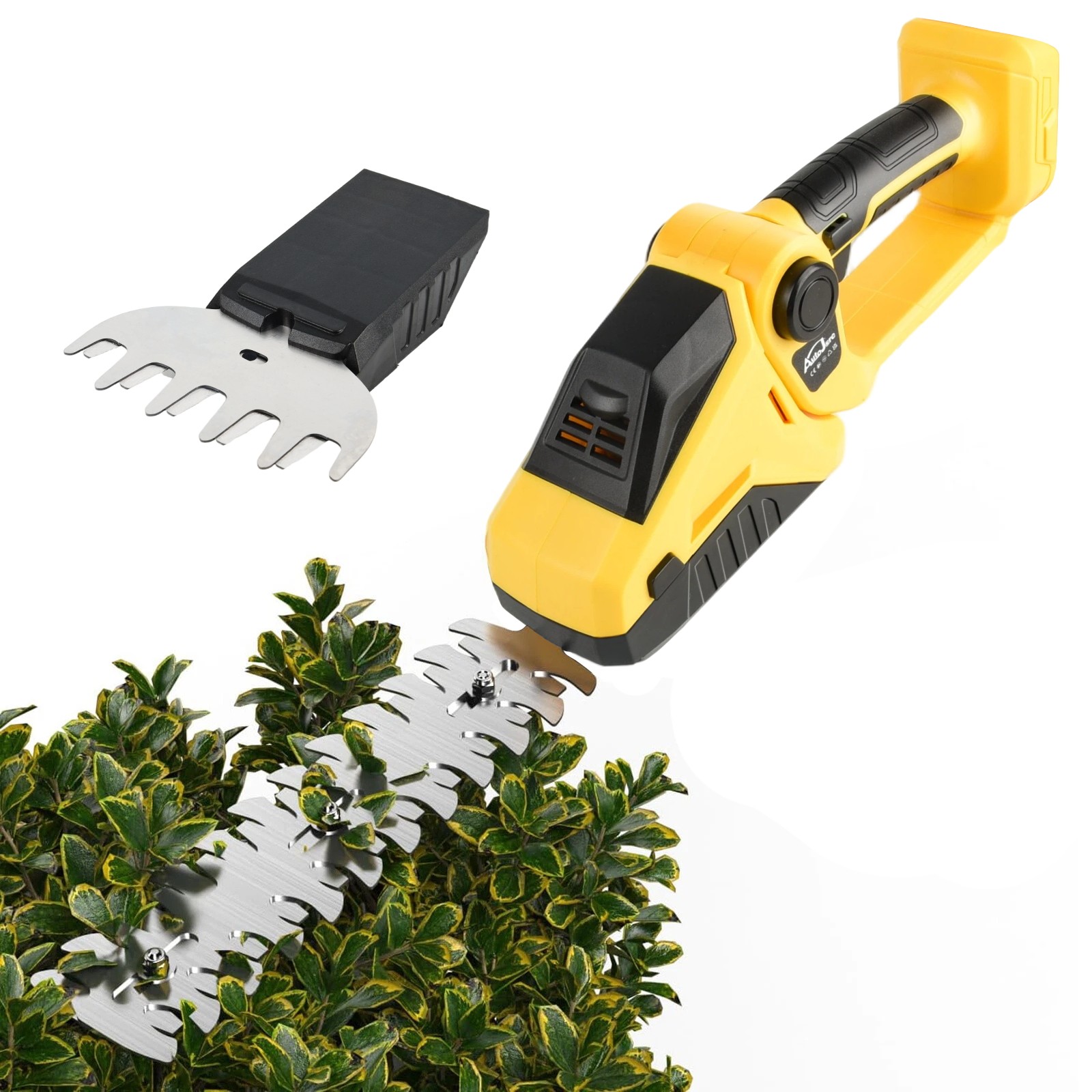 2-in-1 Cordless Hedge Shrubbery Trimmer Grass Shear For DeWALT 20V MAX Battery