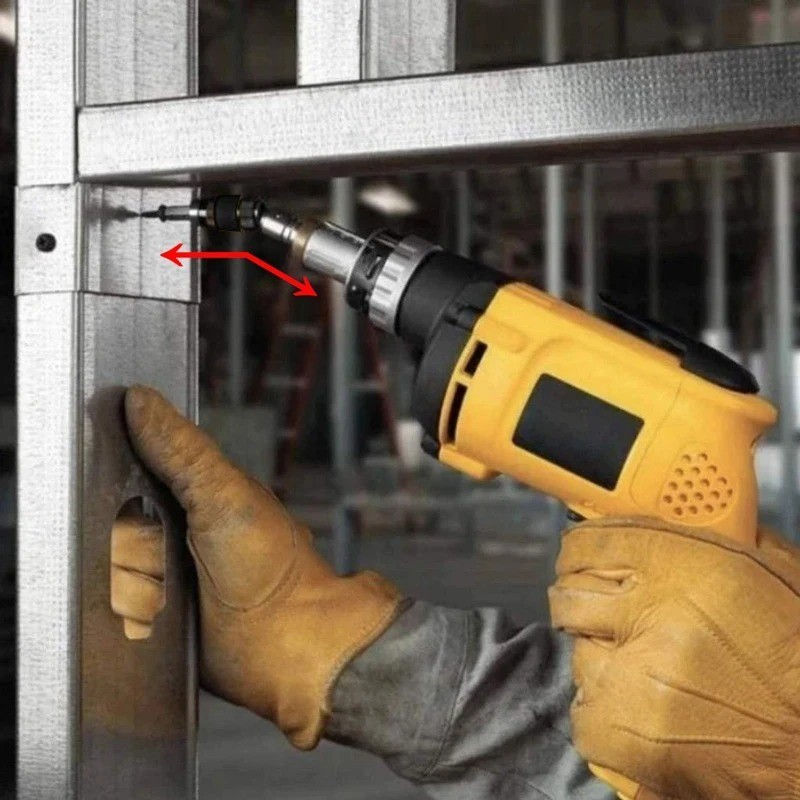 1/4″ Hex Magnetic Bit Holder Quick Change Screwdriver Drill Extension Rod