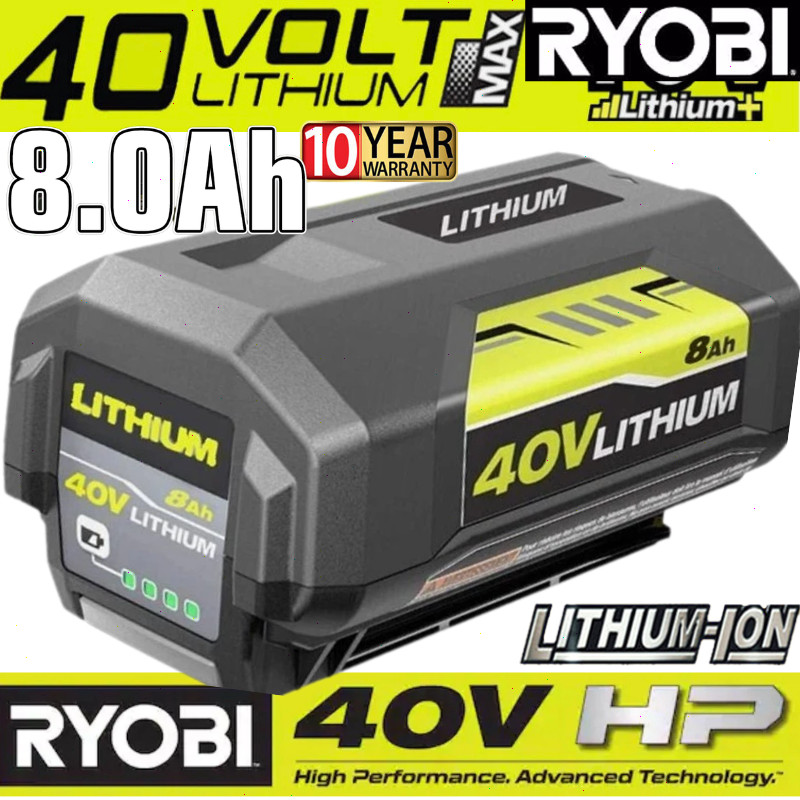 For RYOBI 40V 8 Ah Lithium-Ion High Capacity Battery OP40404 OP4050A OP4015 Lots