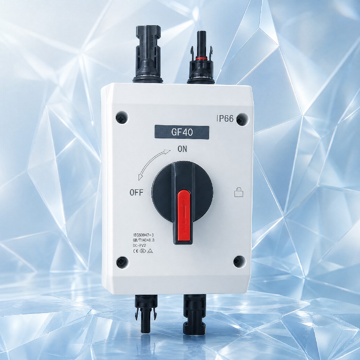 NEW Photovoltaic Isolator Electrical Solar Switch Waterproof IP66 PV 32A DC1200V