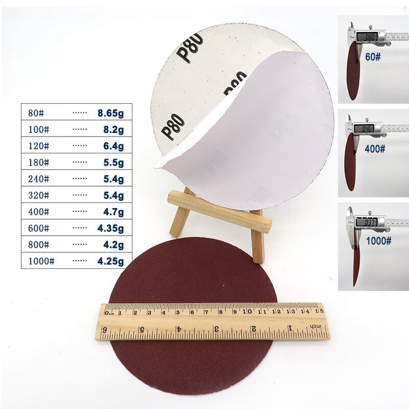 Sanding Discs Self Adhesive Pads 60-2000 Mixed Grit Glue Backed Polishing 125mm