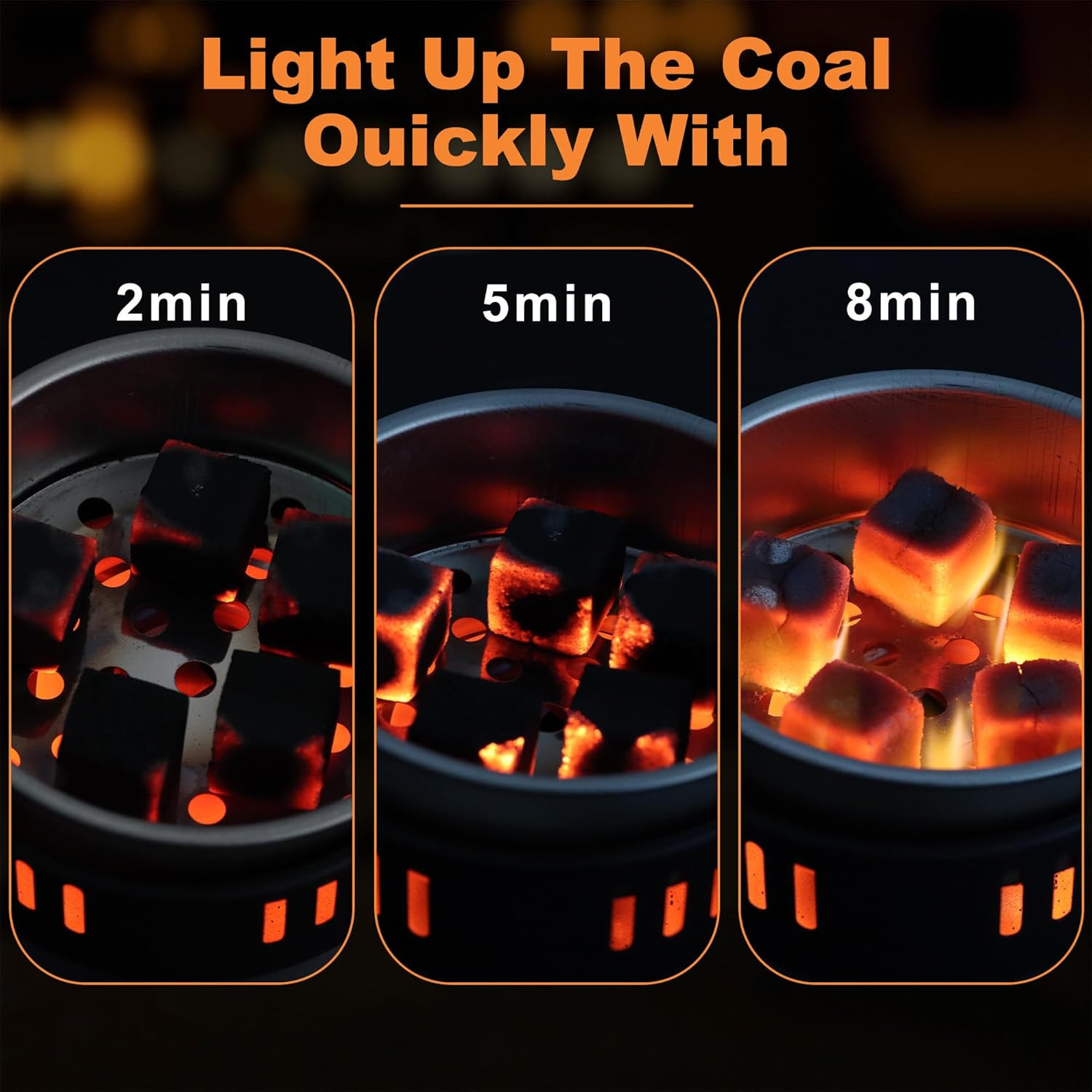 Multipurpose Electric Charcoal Burner -500W Coal Burner Hot Plate Electric Stove